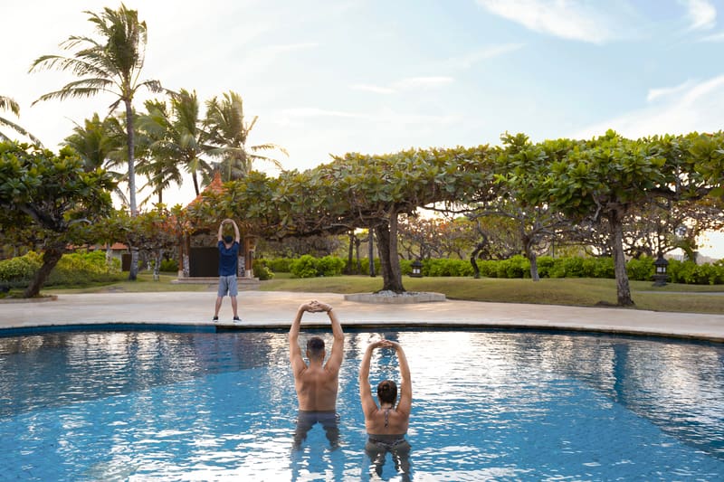 Aqua Aerobics at Grand Hyatt Bali