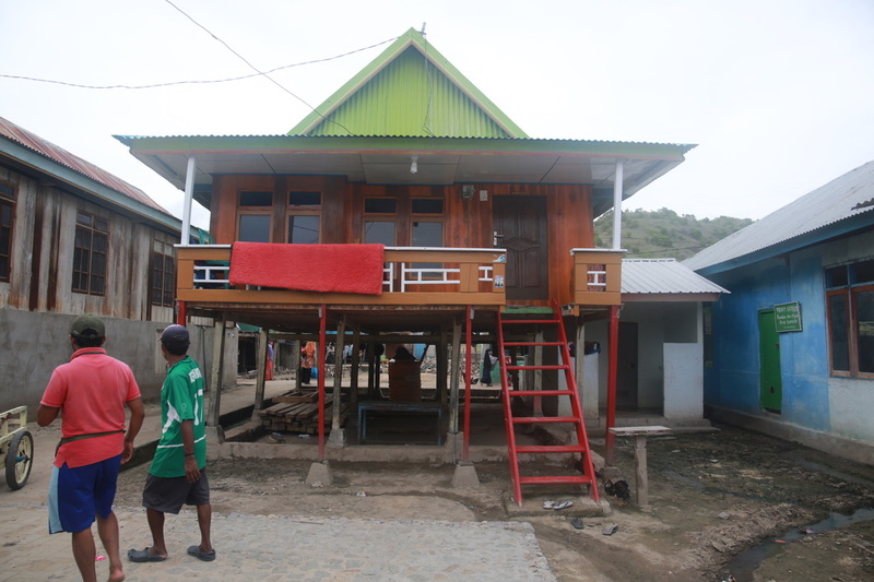A Stilted House at the Komodo Village