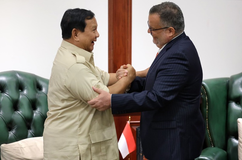Mario with Prabowo